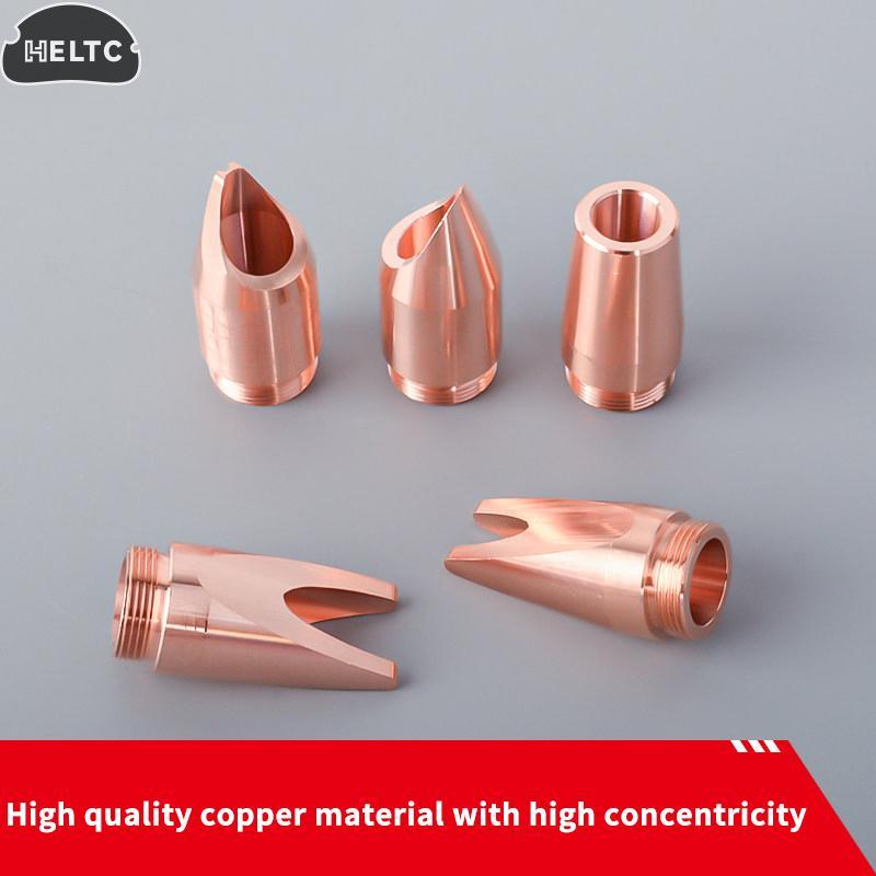 1*DMK IPG Laser Welding Nozzles H32 M13.5 Wire Feeding Copper Nozzles Graduated Tube 68mm For IPG LightWELD Laser Welder Machine