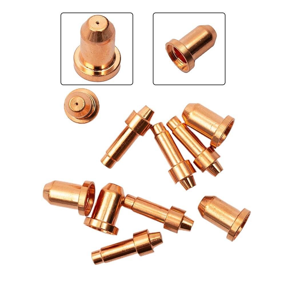 10pcs 770795 770791 Plasma Torch Tips Electrode Fit For Hobart AirForce 12ci