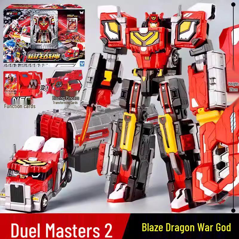 Season 2 Boys' Spin Warrior Flash Card Toys - Warrior, Fighter, Summoner & Watch Set