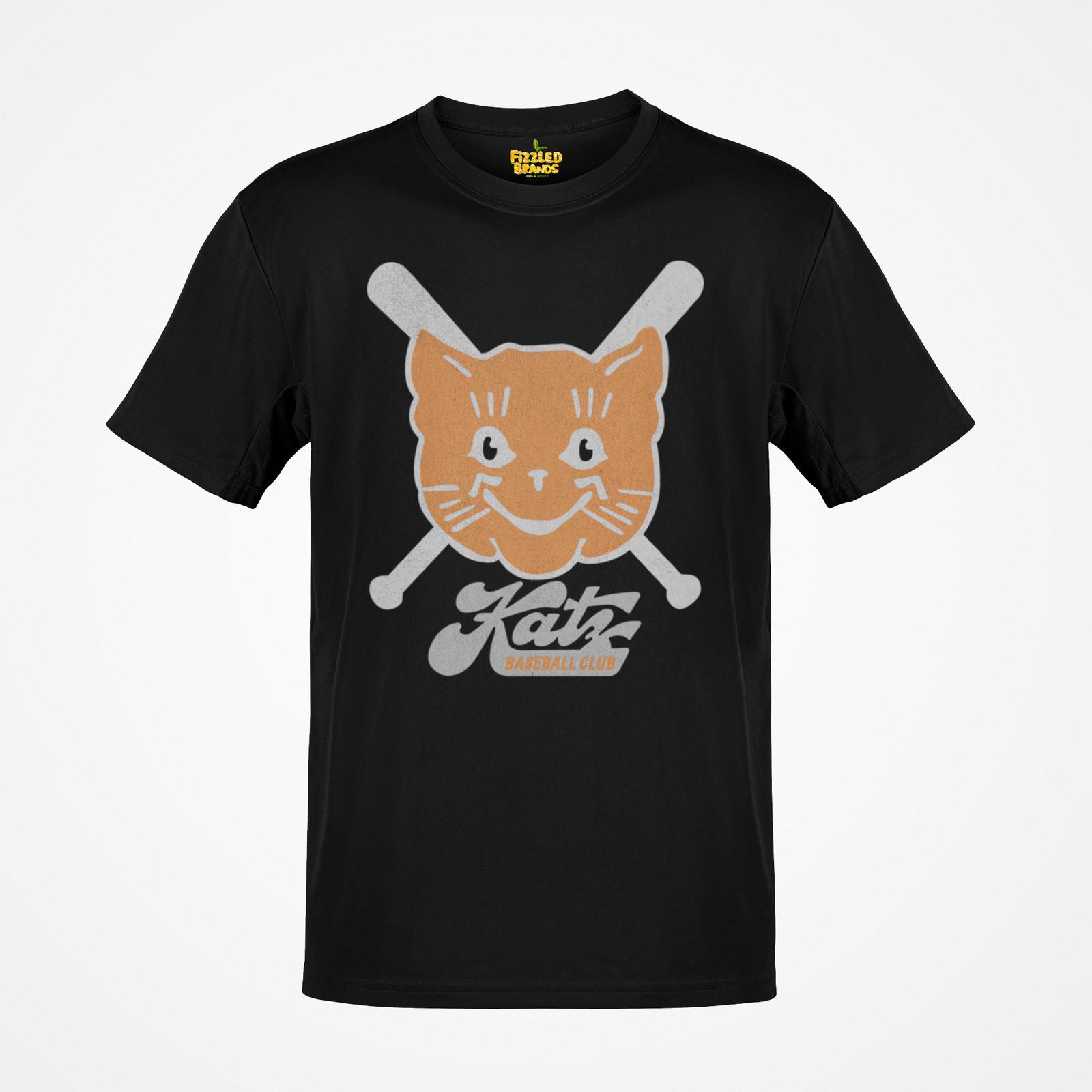 Kansas City Katz Logo Nostalgic Retro Baseball Team T-shirt S разноцветный