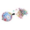 Colored Pins Floral Needle Holder Cotton Fabric Cover Pincushion Set  For DIY Crafts