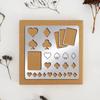 Stainless Steel Cutting Dies Stencils for DIY Scrapbooking/Photo Album Decorative Embossing DIY Paper Card Matte Stainless Steel Color