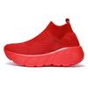 Spring and Summer Couple High-top Fly-woven Shoes, Foot-fitting Casual Sports Shoes, Men's and Women's Socks, Shoes, Trendy Men's Shoes, One Pedal