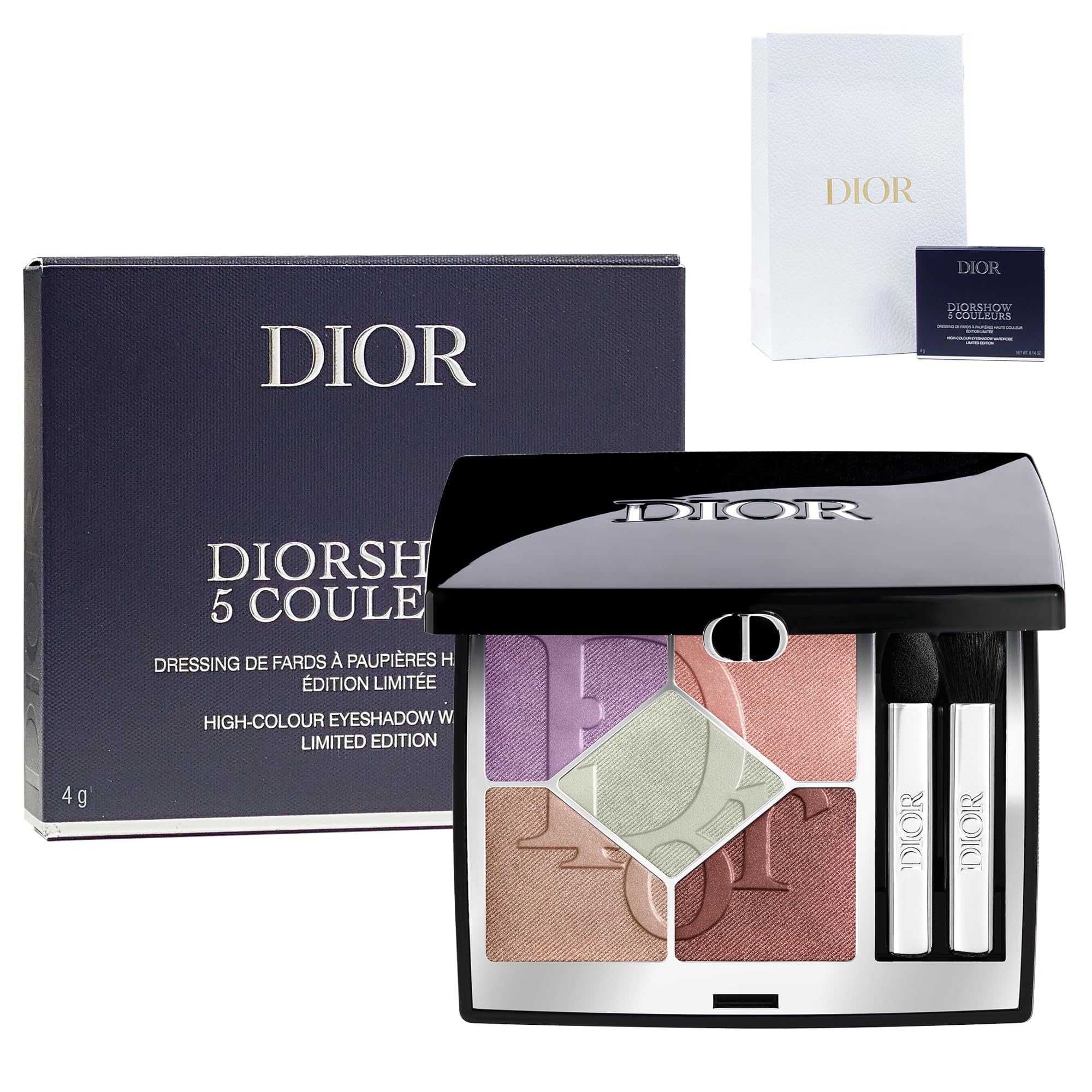 

Dior Diorshow 5 Couleurs Pastel Летняя коллекция 2024 Ограниченный выпуск Тени для век Косметика Подарок на день рождения Подарочный шоппер включен [ ] (#933 Сияние)