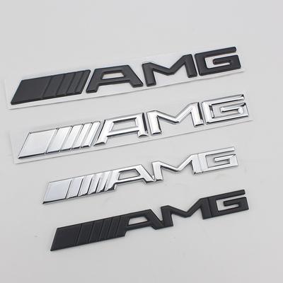 3D Metal AMG Logo Emblem Letters Car Trunk Badge For Mercedes Benz W204 W205 W176 W177 W212 W213 AMG Sticker Accessories