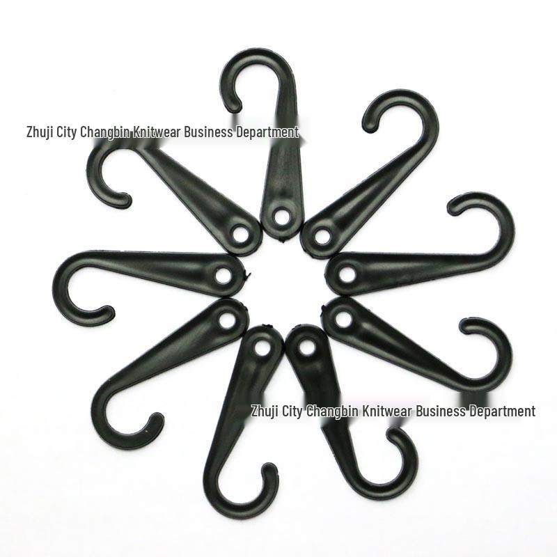 

Черные носки с крючком в индивидуальной пластиковой упаковке No