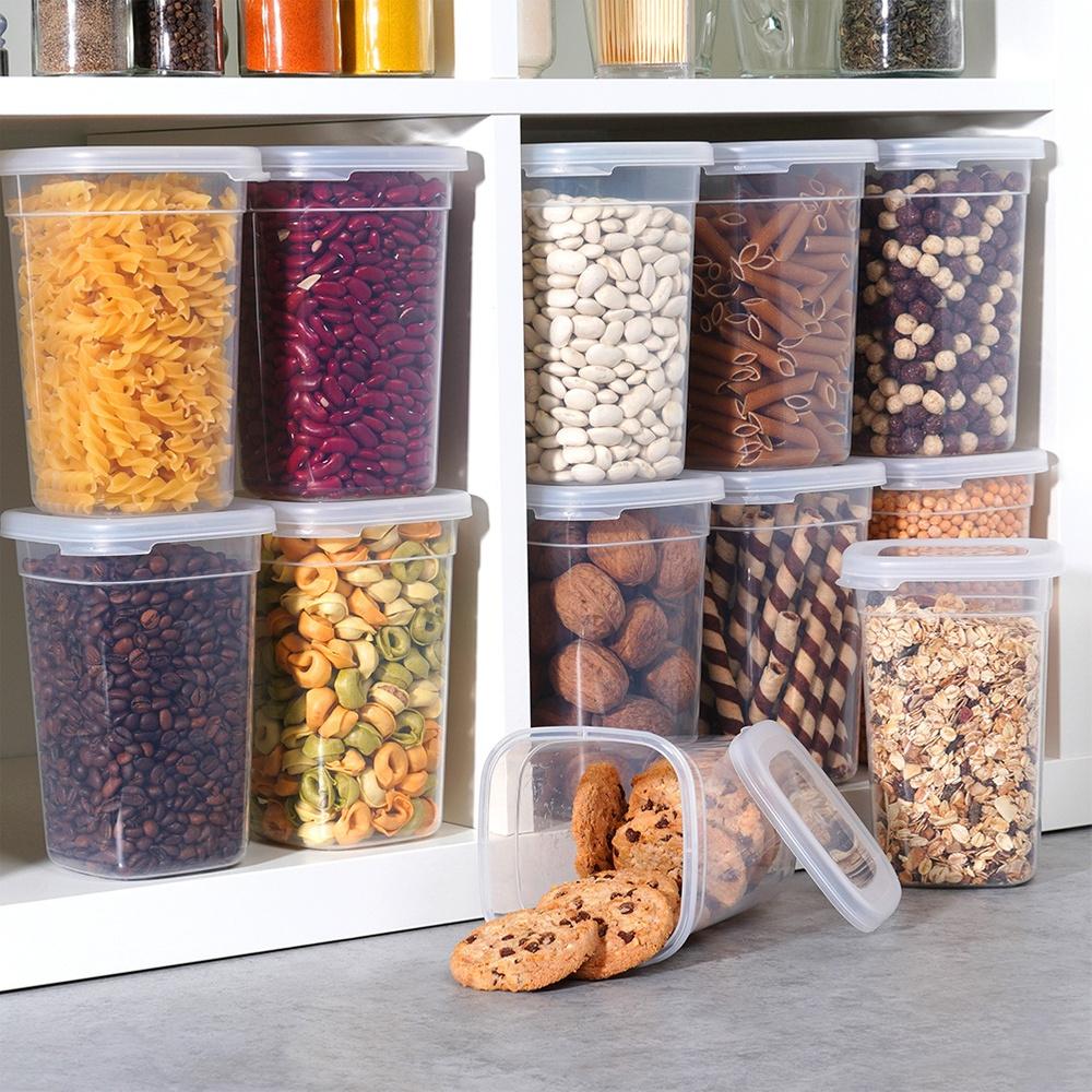 Containers For Loose Products With Lid 1 L 12 Pcs.
