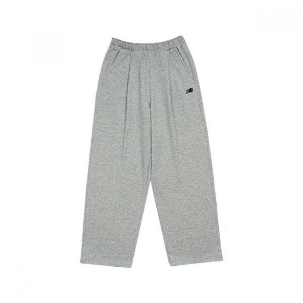 

New Balance Унисекс Базовые Легкие Брюки Широкого Кроя с Одной Складкой из Двойного Переплетения Nbmlf21443 Ac S(75)