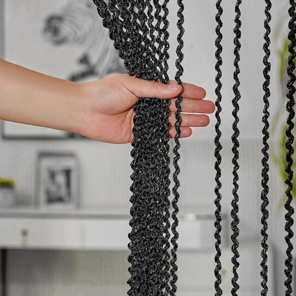 Crystal Beaded String Curtains Screen String Divider Blind Flash Line Shiny Tassel String Door Curtain for Living Door Window