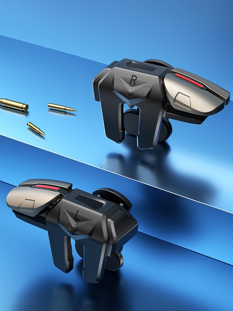 

2pcs 6 Finger Gaming Trigger Latency-Free Control for PUBG Game Physical Buttons Game Controller for Iphone Android Smart Phone UNITED KINGDOM