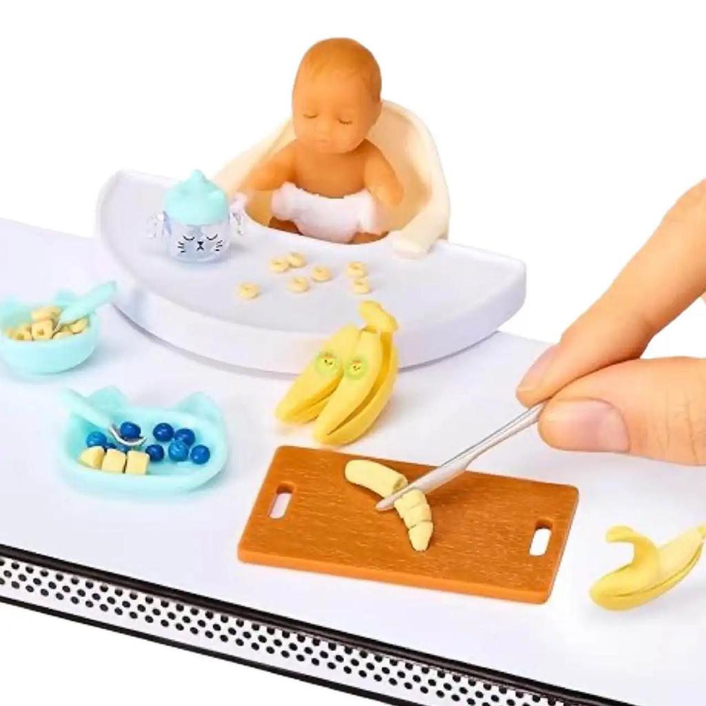 Neu Original MGA Miniverse Make It Mini Überraschung Blinder Ball Echte Baby Mini Puppe DIY Modell Dekoration Spielzeug Mini Küchenset Geburts