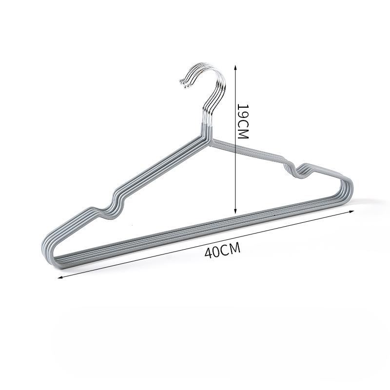 

Товста, не ковзаюча вішалка для одягу, що не залишає слідів. Суха та волога пластикова вішалка з подвійним зануренням для зберігання одягу. Сушилка для одягу. Вішалка для одягу. 40*19cm/1pcs сірий
