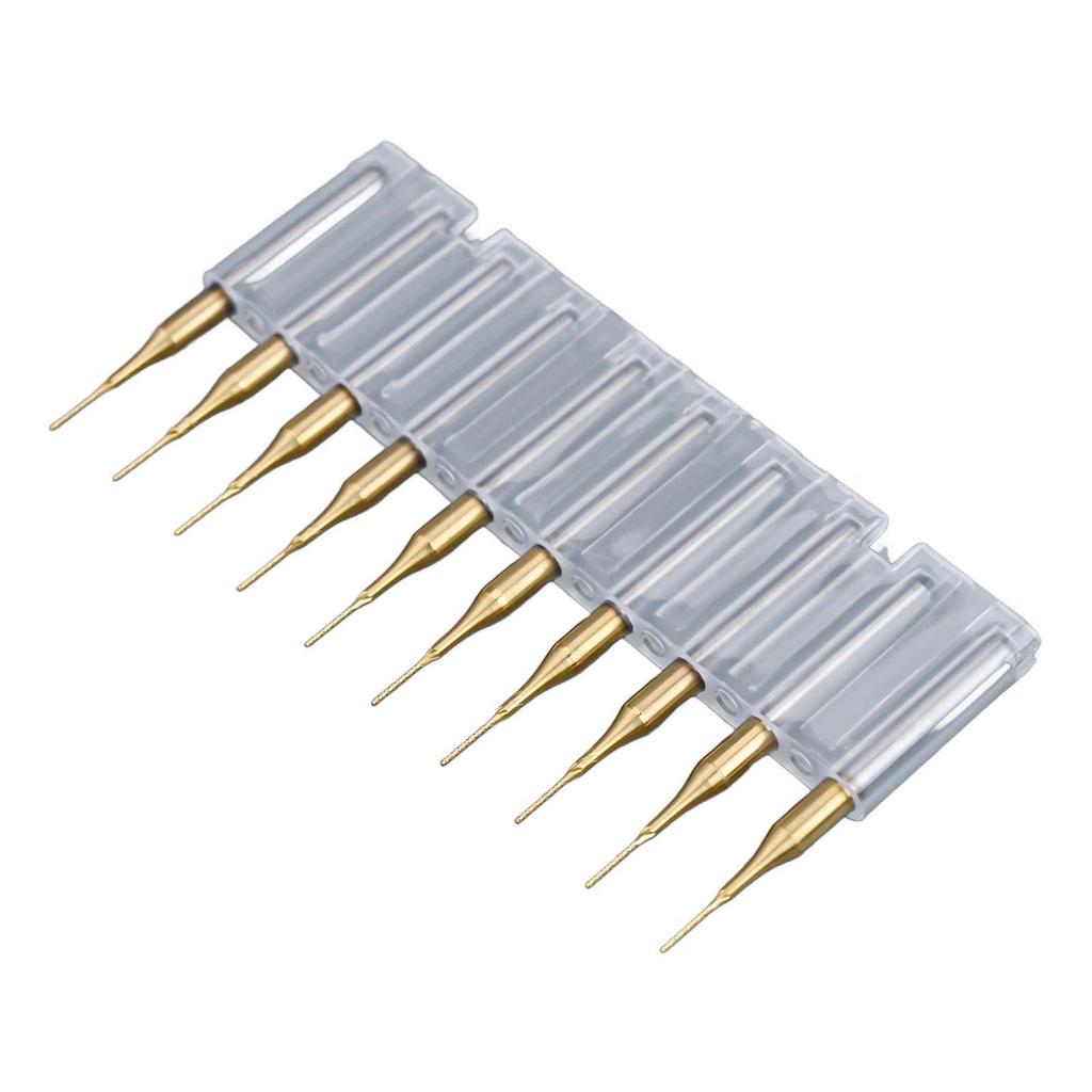 Hochwertiger Fräser Fräskopf Schneide 0,5 mm 3,175x0,5mm 37 mm CNC Hartmetall Fräser Set Endgravur Bits