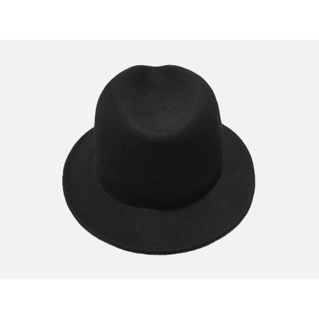 Used [New, unused, with tags] CA4LA Kashira / KNOX special order / Head circumference 60cm / Felt hat, folded hat, wool / black, black