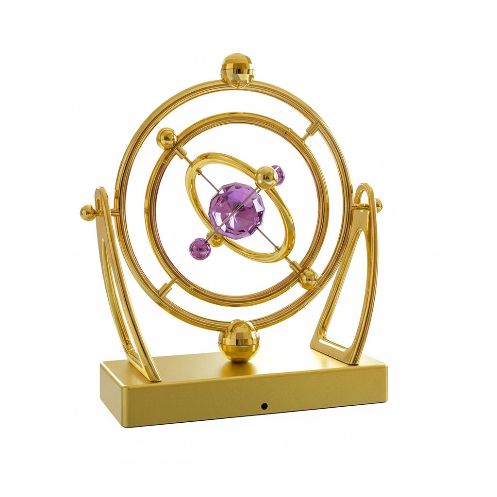 Globo Celeste Orbitale Creativo Strumento per Moto Perpetuo Orbitale da Scrivania Pendolo del Caos Decorazione da Tavolo per Ufficio Ornamento per Alleviare lo Stress