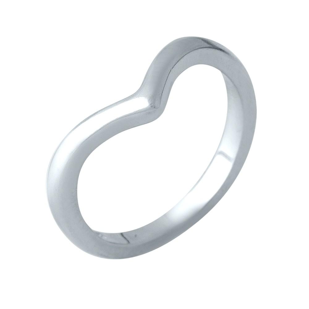 

Срібна каблучка без каменів (2002192) 1.25 гр. 925 проби 16.5