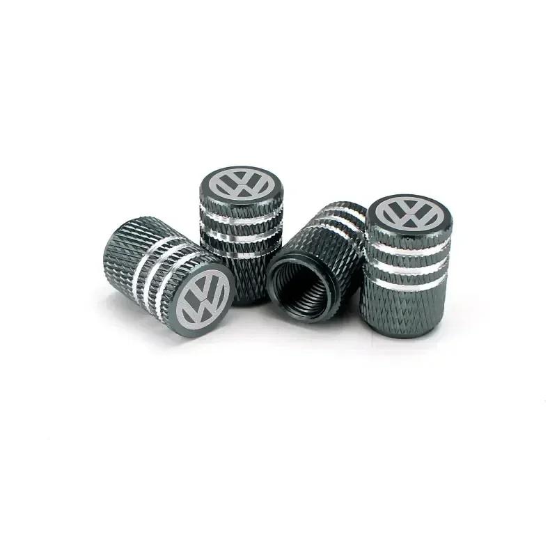 

New 4pcs Car Logo Wheel Tire Stem Valve Caps Air Covers for Volkswagen Rline Golf GTI Bora Passat Jetta Beetle Tiguan Sciro