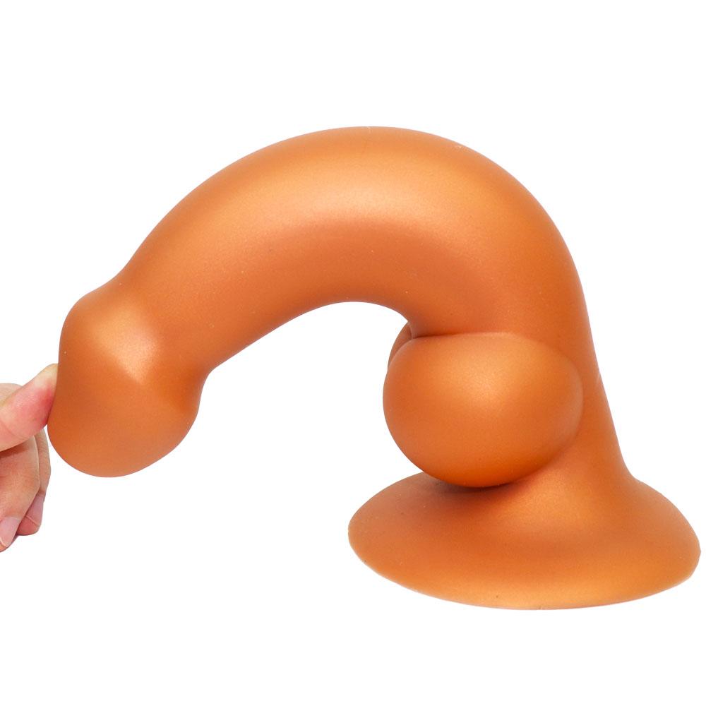 Soft Rear-entry Female Self-pleasuring Device, Anal Plug, Alternative Anal Dilator, Adult Sex Toy.