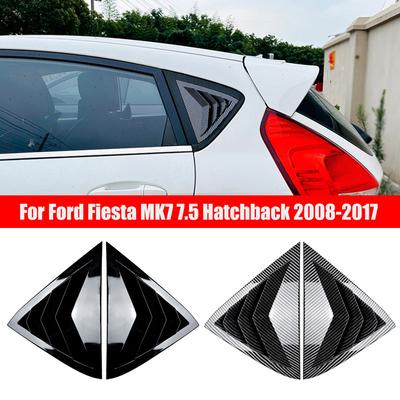 1 pár krytů zadních bočních oken, levé a pravé, pro Ford Fiesta MK7 7.5 Hatchback 2008-2017