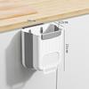 Cabinet Door Trash Can Kitchen No Need To Bend Over Wall-mounted Trash Can Foldable Cabinet with Large Capacity