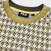 Fila Emerald Checkered Crew Neck Casual Pullover Sweatshirt Women Sweatshirt F11W414201F-ZA