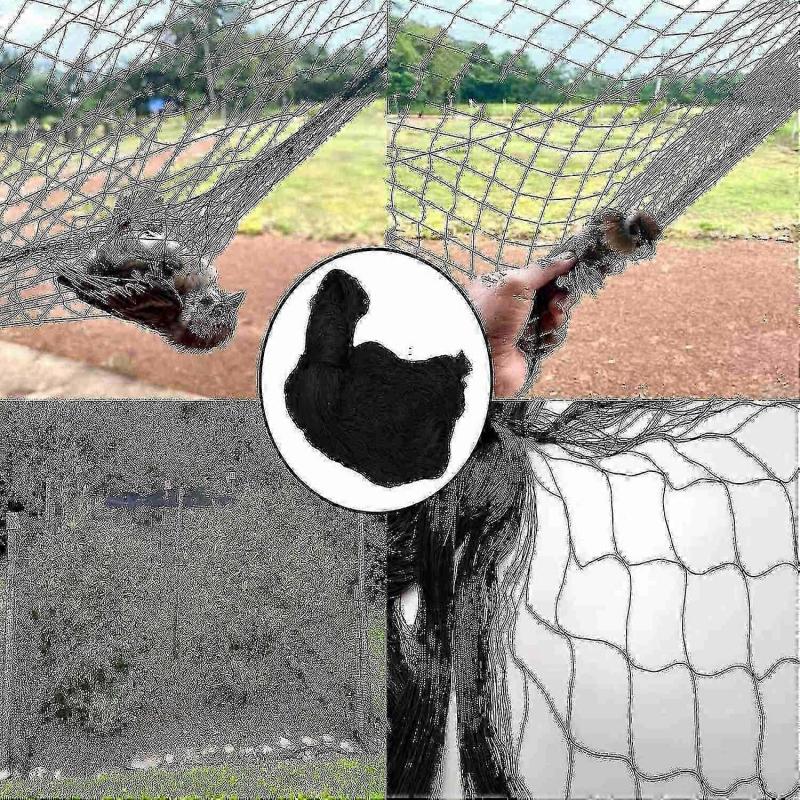 20m X 4m Black Bird Netting, Heavy Duty Bird Netting, Poultry Aviary Netting, Bird Protection Nettin