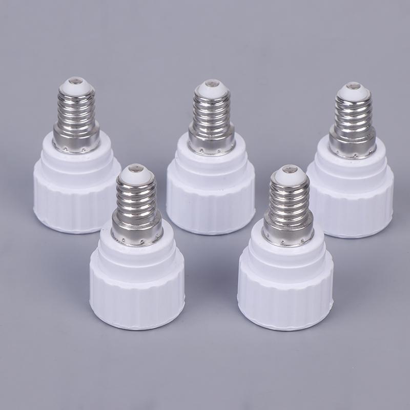 1/5Pcs Led Light Lamp Holder Converter E14 To Gu10 Ceramic Base Screw Bulb Socket Adapter Led Saving Light Halogen Lamp Base