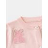 Spring and Autumn Children's Clothing Girl Beaded Rabbit Knitting Cardigan Kids' Overcoat Cardigan Sweater Baby Long Sleeve Top