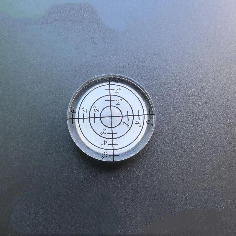 32Mm Spirit-Bubble Degree Mark Mini Bubble Level Accuracy Round Measuring Meter Professional Measuring Tools