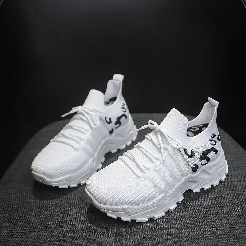 Fashion Womens Casual Shoes Summer 2025 New Breathable Walking Mesh Flat Shoes plus size sneaker Women Fitness Leopard Print Women