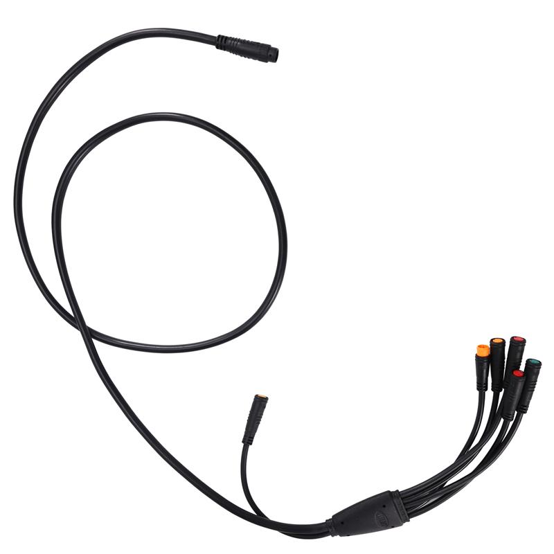 -ABHW 1T6 Waterproof Cable 9 Pins For Julet Ebike Extension Cable Electric Bicycle Connectors For Throttle, Brake, Display