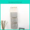 Multipurpose Wall Hanging Organizer Cotton Linen Doormounted Closet Space Saver