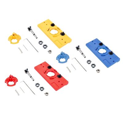 35mm Concealed Hinge Jig Boring Hole Drill Guide Cutter Bit Set Door Boring Hole Template and Bit for Cabinet Door