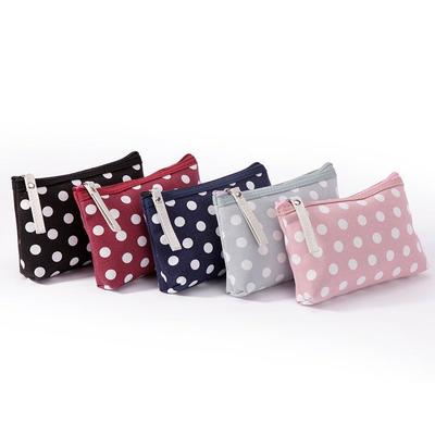 Bolsa de Maquillaje de Lona Simple y Portátil para Mujer para Viajes, Bolso de Mano Impermeable, Bolsa de Almacenamiento de Maquillaje, Estuche para Lápices de Estudiante