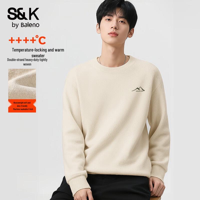 Baleno Men s Double-Strand Knitted Sweater 3XL