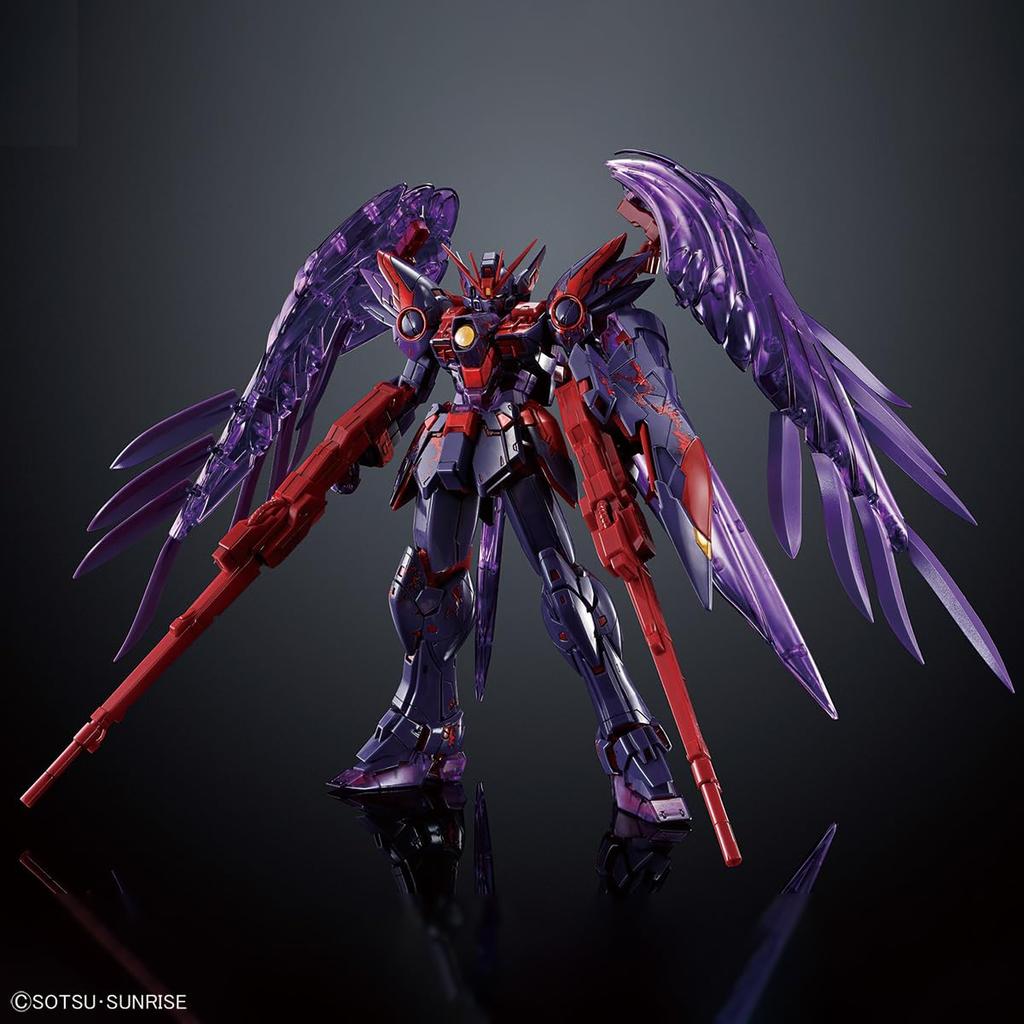 BANDAI SPRITS MG Wing Gundam Zero EW CONTRAST WING GUNDAM ZERO EW CONTRAST 1/100 XXXG-00W0 [CROSS COLORS/CLEAR FIALOVÁ] [CROSS COLORS/CLEAR FIALOVÁ]