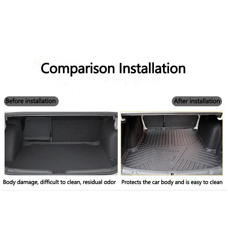 Car Trunk Mats for Volkswagen VW T-Roc T ROC TRoc 2017~ Waterproof Anti-slip Rear Boot Liner Carpet Accessories