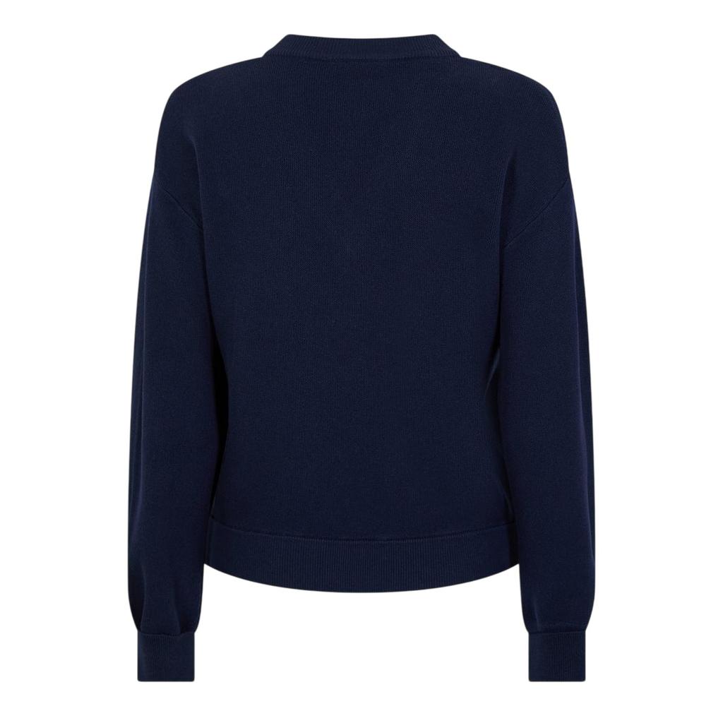 Lacoste Womens/Ladies Ribbed V Neck Regular Sweater Top