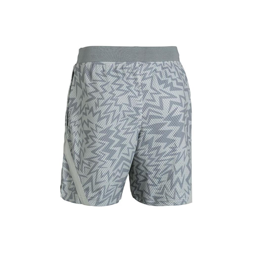 Under Armour Curry All Over Print Mesh Lace-Up Straight Leg Casual Shorts Men Shorts Light-Gray 1383375-114