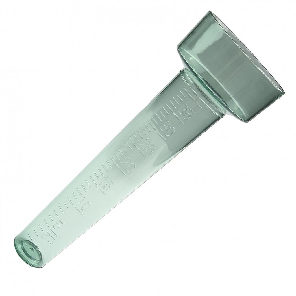 Rain Gauge Garden Outdoor Rain Meter Light Green Light Weight