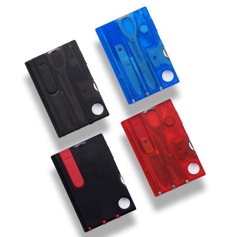 8-in-1 Portable Multi-Tool Card: Letter Opener, Screwdriver & More