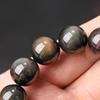 Gold Sheen Obsidian Beaded Bracelet for Men and Women