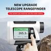 REVASRI Laser Rangefinder 600M LCD Display,Rechargeable Battery,Flag Pole Lock Vibration for Golf Sport,Survey