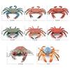 Simulation Ocean Animals Action Figure Cute Crab Sea Life Model Ornaments For Children Gifts Collection