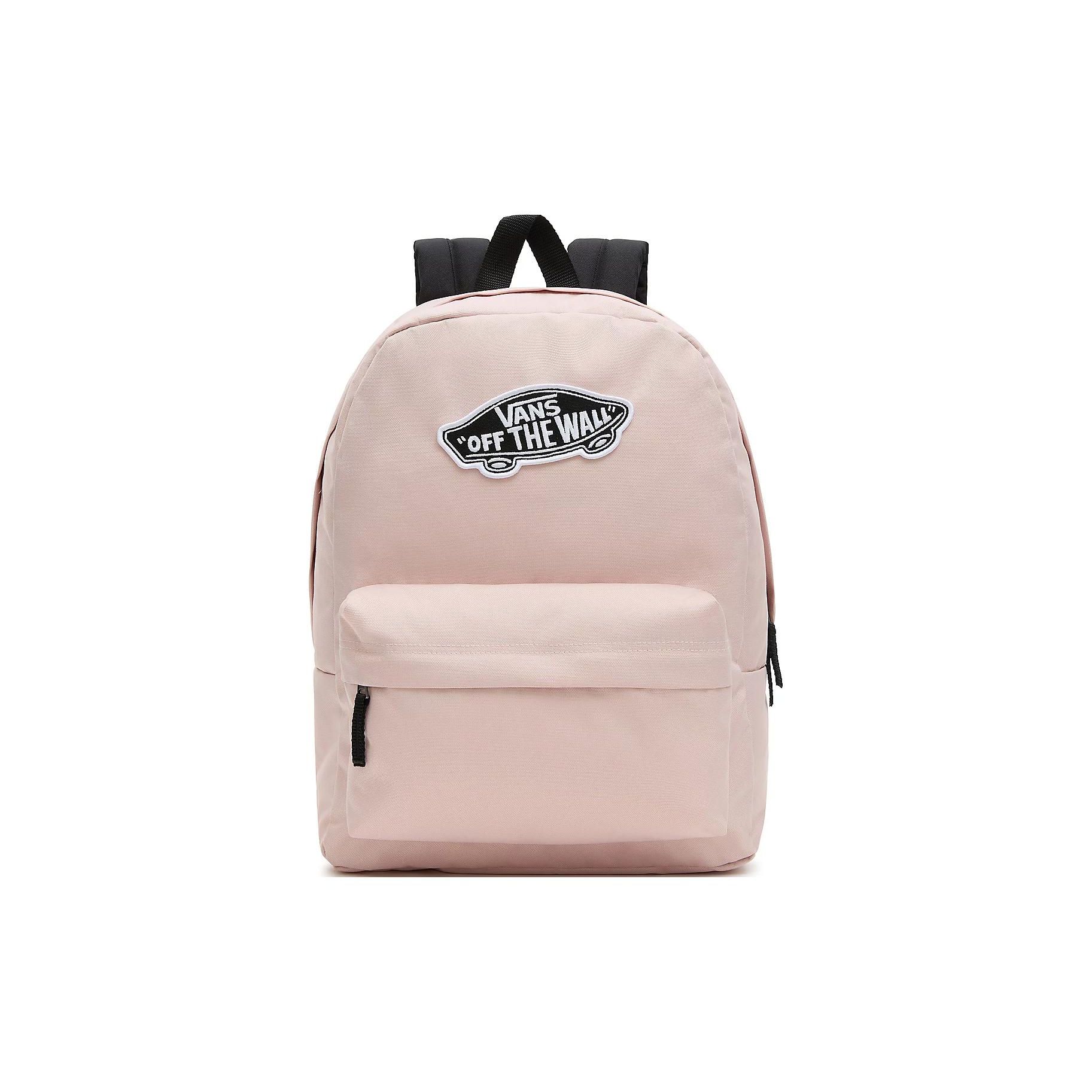 Vans Logo Zip Closure Polyester Backpack Women Backpack Pink VN0A3UI6BQL Pink 6790₽