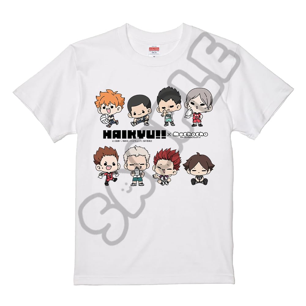 

SYNC INNOVATION Haikyu [Group] Operation Mochocho Everyone 1st Edition T-shirt M A M size White SYNC-HKM1TS-MAWM