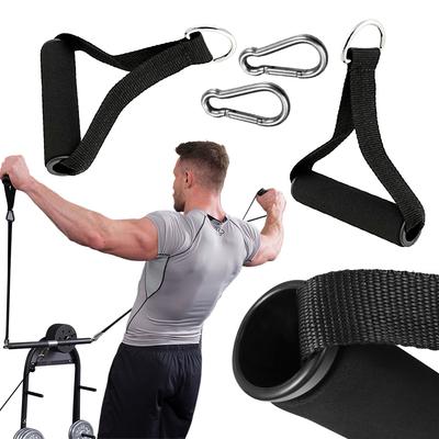 2Pcs Gym Resistance Bands Handles Anti-Slip Fitness Band Sports Belt Grip Workout Grip for Pilates Yoga Strength Trainer