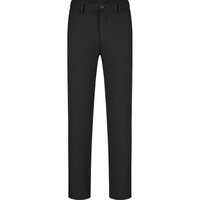 Qipai Men's Wrinkle-Resistant Brushed Twill Straight-Leg Casual Pants