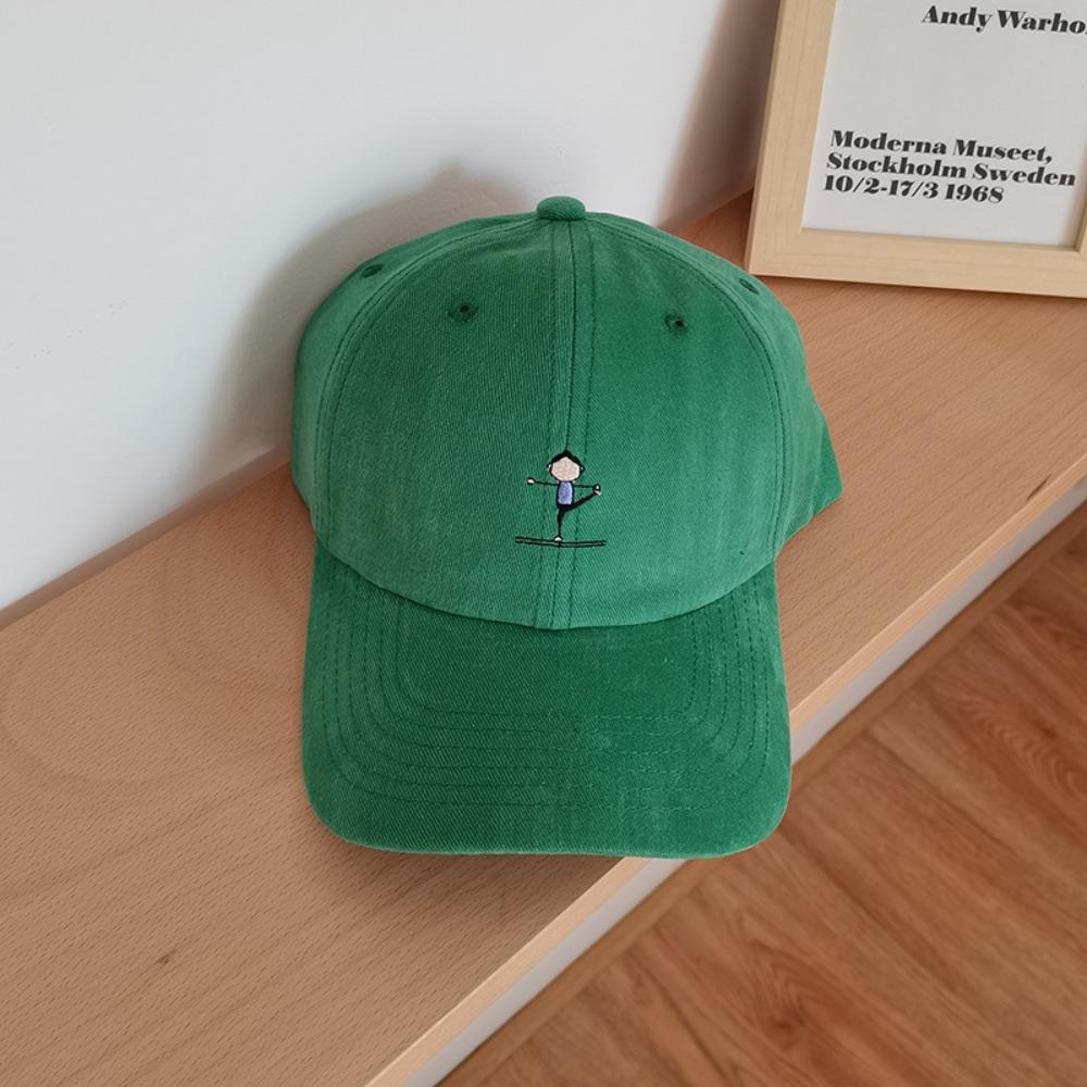 Women’S Fashion Curved Brim Cotton Baseball Cap Letter Embroidery Simple Elegant Outdoor Casual Versatile Sun Hat