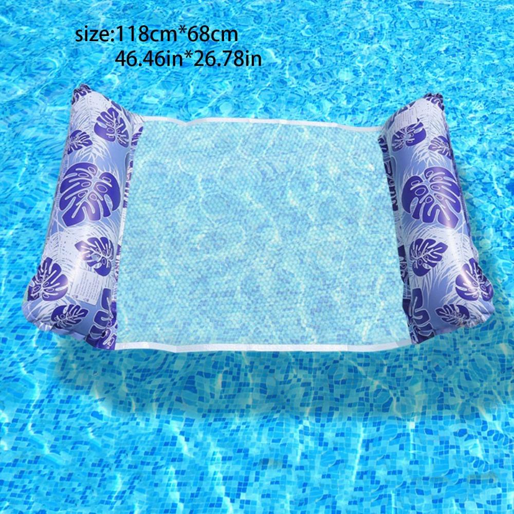 Versatile Inflatable Pool Foldable Water Hammock Lounger for Adults, Ideal for Swimming Pool, Beach, Water Activities